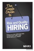 The Simple Guide To Risk And Quality Hiring