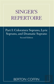 The Singer'S Repertoire, Part I