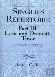 The Singer'S Repertoire, Part Iii