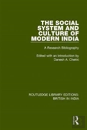 The Social System And Culture Of Modern India