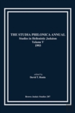 Bertrand.pt - The Studia Philonica  Annual V, 1993