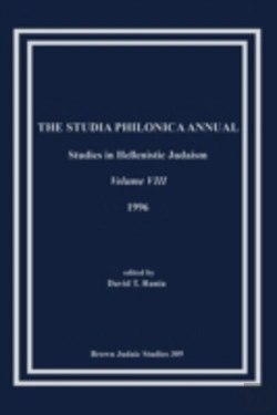 Bertrand.pt - The Studia Philonica Annual Viii, 1996