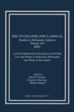 Bertrand.pt - The Studia Philonica Annual Xv, 2003