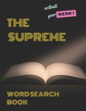 The Supreme Word Search Book For Adults - Large Print Edition