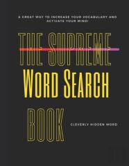 The Supreme Word Search Book For Adults - Large Print Edition