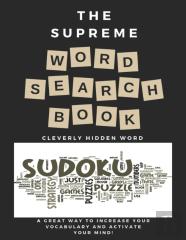 The Supreme Word Search Book For Adults - Large Print Edition