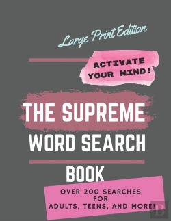 Bertrand.pt - The Supreme Word Search Book For Adults - Large Print Edition
