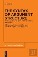 The Syntax Of Argument Structure