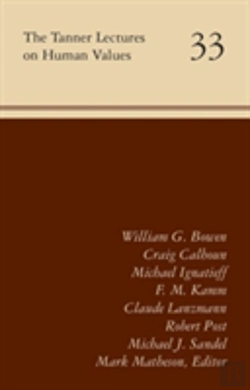 Bertrand.pt - The Tanner Lectures On Human Values