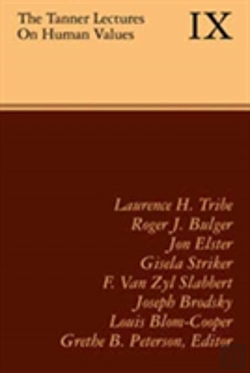 Bertrand.pt - The Tanner Lectures On Human Values: Volume 9, 1988