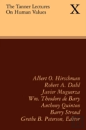 The Tanner Lectures On Human Values