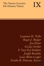 The Tanner Lectures On Human Values