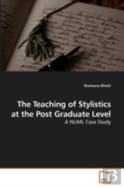 The Teaching Of Stylistics At The Post G