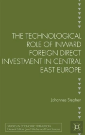 The Technological Role Of Inward Foreign Direct Investment In Central East Europe