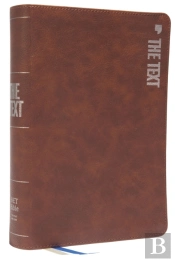 The Text Bible: Uncover The Message Between God, Humanity, And You (Net, Brown Leathersoft, Comfort Print)