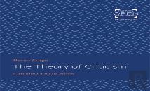 The Theory Of Criticism