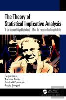 The Theory Of Statistical Implicative Analysis