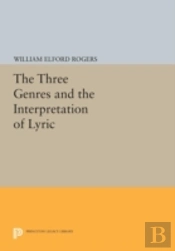 The Three Genres And The Interpretation Of Lyric