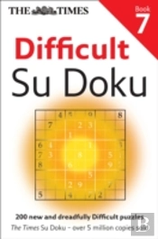 The Times Difficult Su Doku Book 7
