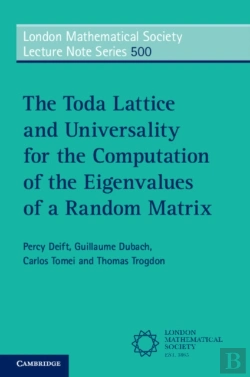 Bertrand.pt - The Toda Lattice And Universality For The Computation Of The Eigenvalues Of A Random Matrix
