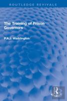 The Training Of Prison Governors
