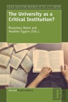The University As A Critical Institution?