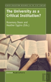 The University As A Critical Institution?