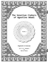 The Venetian Ciphers Of Agostino Amadi
