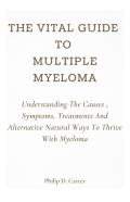 The Vital Guide To Multiple Myeloma