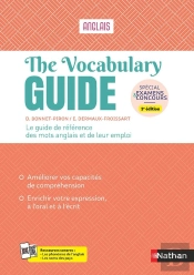 The Vocabulary Guide : Anglais (3e Édition)