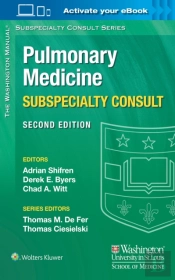 The Washington Manual Pulmonary Medicine Subspecialty Consult
