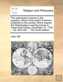 Bertrand.pt - The Watchman'S Answer To The Question, W