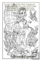 ''The Wings Of The Wind'' Features 100 Pages Of Fantasy Fairy Ladies With Wings, Flying Fairies Scenes, Butterfly Fairies, Dragons, And Creatures (Adult Coloring Book)