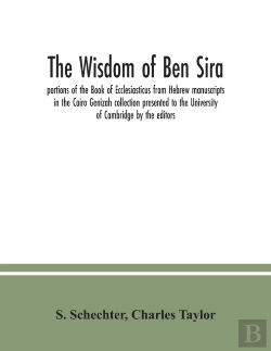 Bertrand.pt - The Wisdom Of Ben Sira  Portions Of The