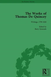 The Works Of Thomas De Quincey, Part I Vol 1