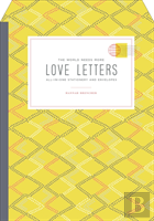 The World Needs More Love Letters All-In-One Stationery And Envelopes