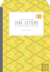The World Needs More Love Letters All-In-One Stationery And Envelopes
