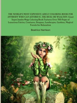 Bertrand.pt - The World'S Most Expensive Adult Coloring Book For Anybody Who Can Afford It, The Rich, Or Wealthy: Giant Super Jumbo Mega Coloring Book Features Over 700 Pages Of Luxurious Fairies, Creatures, Dragon