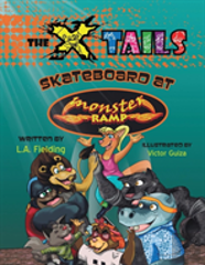 The X-Tails Skateboard At Monster Ramp