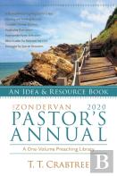 The Zondervan 2020 Pastor'S Annual