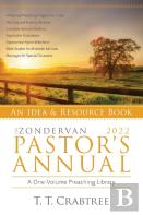 The Zondervan 2022 Pastor'S Annual