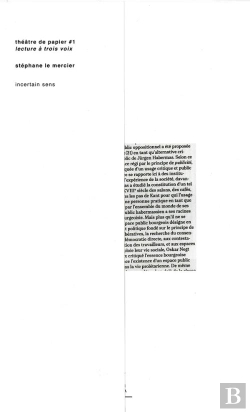 Bertrand.pt - Théâtre De Papier T.1 : Lecture À Trois Voix