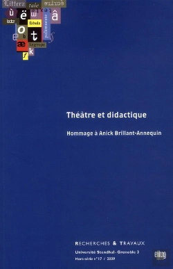 Bertrand.pt - Théâtre Et Didactique ; Hommage À Anick Brillant-Annequin