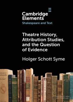 Bertrand.pt - Theatre History, Attribution Studies, And The Question Of Evidence