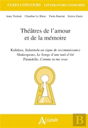 Théâtres De L'Amour Et De La Mémoire : Kalidasa, Sakuntala Au Signe De Reconnaissance ; Shakespeare, Le Songe D'Une Nuit D'Été