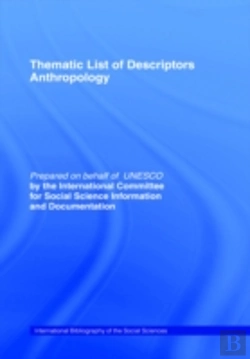 Bertrand.pt - Thematic List Of Descriptors - Anthropology