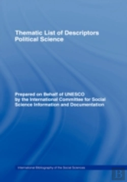 Bertrand.pt - Thematic List Of Descriptors - Political Science