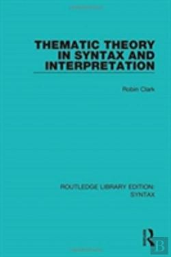 Bertrand.pt - Thematic Theory In Syntax And Interpretation