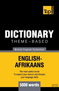 Bertrand.pt - Theme-Based Dictionary British English-Afrikaans - 5000 Words