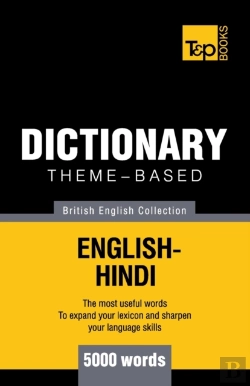 Bertrand.pt - Theme-Based Dictionary British English-Hindi - 5000 Words